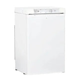 SMAD 100L 3-Way Cooler Freezer - Spacious Absorption Fridge Freezer for Caravan, Campervan - AC/DC/GAS, 0-10°C Fridge, -12°C-0°C Freezer, LED Light, Reversible Door