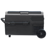 SMAD 12V/24V 50L Car Fridge Freezer – Compact, Quiet Compressor, Energy Efficient, for RV, Truck, Camping – Black