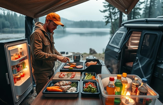 DIY Outdoor Cooking Guide: How to Store and Prepare Fresh Food with a Camping Fridge