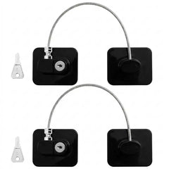 2 Pack Refrigerator Door Locks with Keys – Self-Adhesive Child Safety Locks