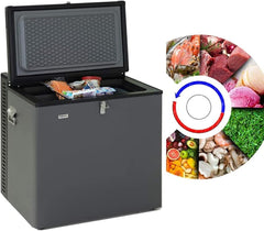 Smad 70L Portable Propane Gas Freezer - Triple Power, Silent Operation for Camping & Travel
