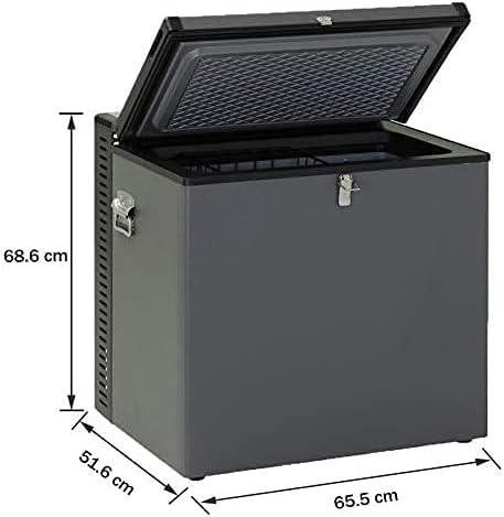 Smad 70L Portable Propane Gas Freezer - Triple Power, Silent Operation for Camping & Travel