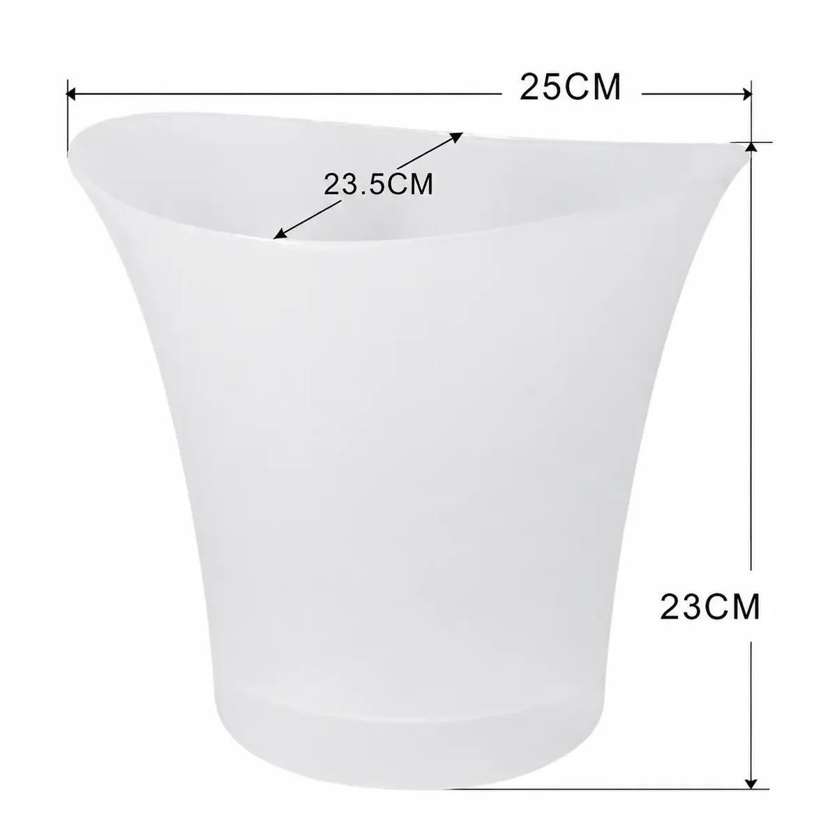 LED Ice Bucket Champagne Cooler 5L – Illuminated Wine Cooler for Parties, Bars & Events