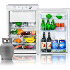 Smad 100L Propane Refrigerator 3-Way Gas/220-240V/12V with Freezer for RV & Off-Grid Use – Quiet, Efficient, and Eco-Friendly