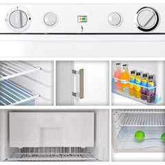 Smad 100L Propane Refrigerator 3-Way Gas/220-240V/12V with Freezer for RV & Off-Grid Use – Quiet, Efficient, and Eco-Friendly