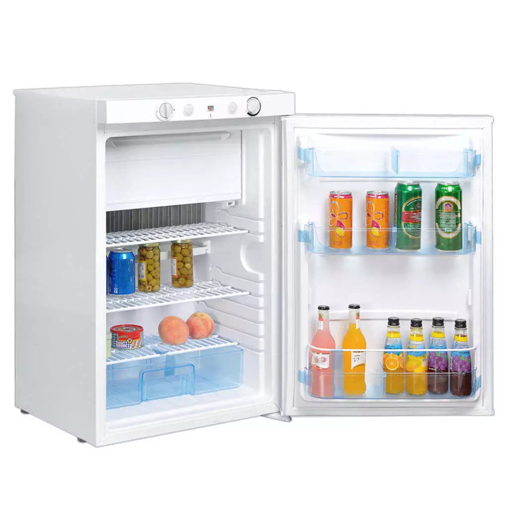 Smad 100L Propane Refrigerator 3-Way Gas/220-240V/12V with Freezer for RV & Off-Grid Use – Quiet, Efficient, and Eco-Friendly
