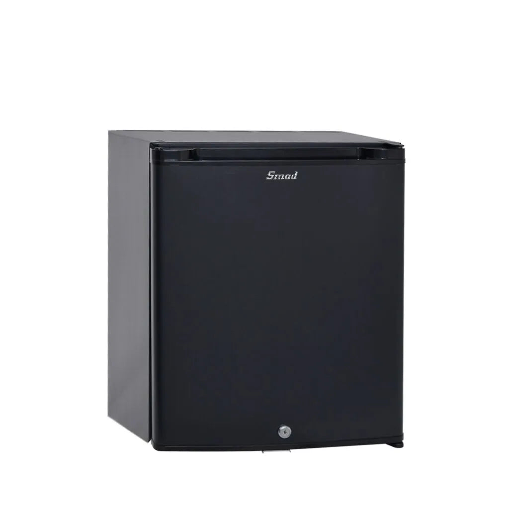 SMAD 30L Compact Mini Fridge - Versatile Absorption Cooler with Lock for Home, Caravan, Camping - AC/DC, 0-10°C, Quiet Eco-Friendly Cooling, Reversible Door