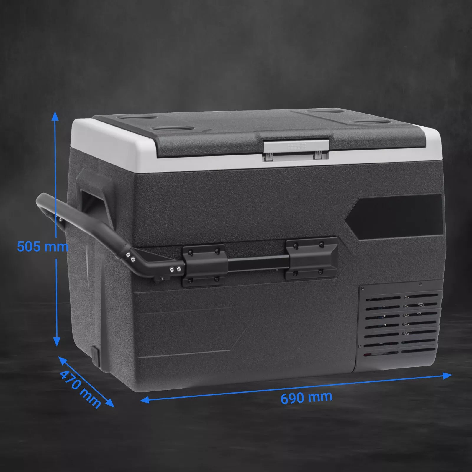 SMAD 65L 12V/24V Car Fridge Freezer – Portable, Energy Efficient, Quiet for RV, Truck, Camping
