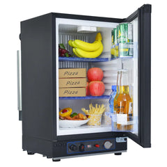 SMAD 40L Versatile Mini Cooler - Convenient 3-Way Absorption Fridge for Caravan, Campervan, Outdoor Trips - AC/DC/GAS, 0-10°C, LED Light